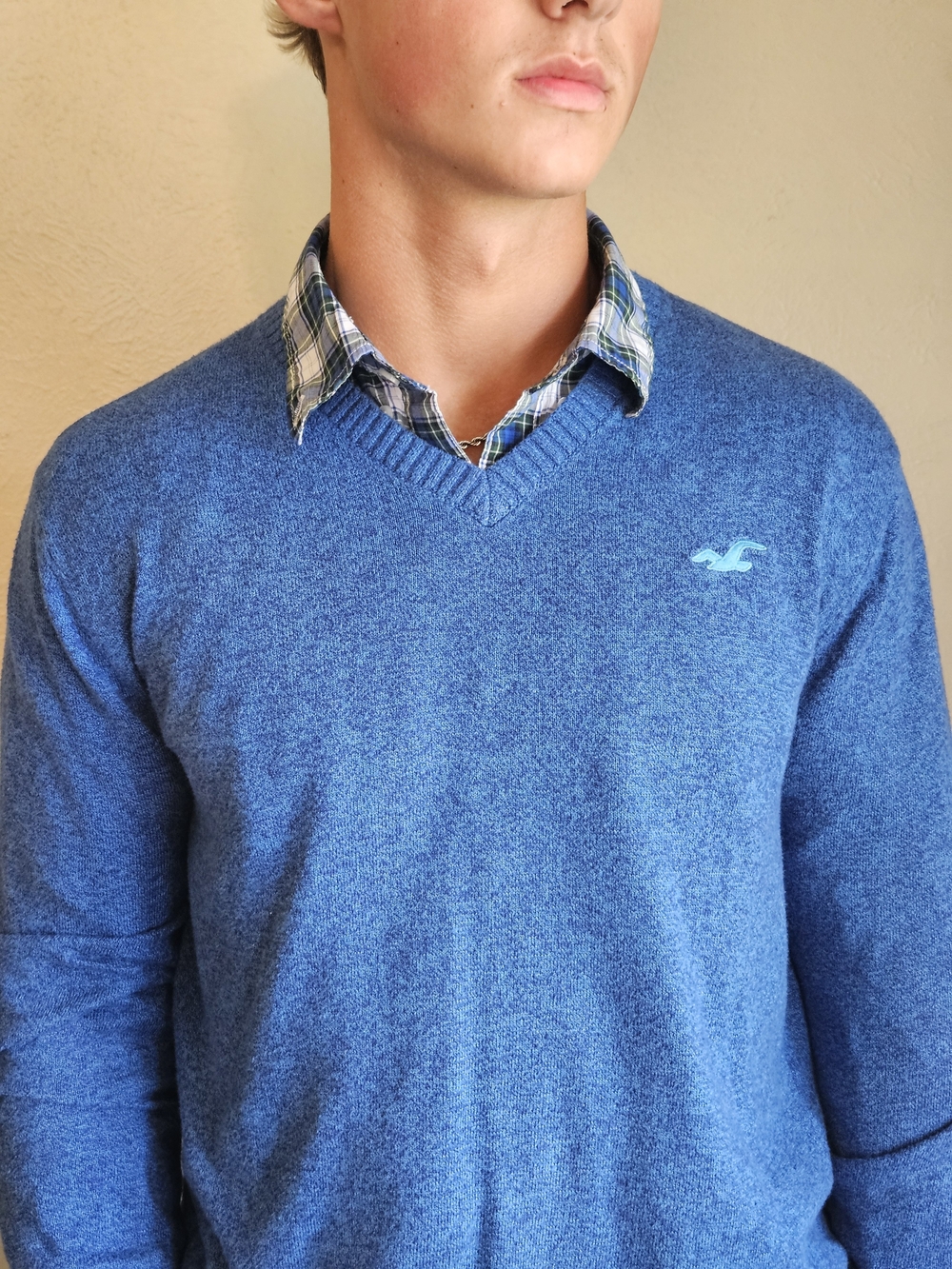 Hollister American Eagle Mens Sweater flannel Set Size MED